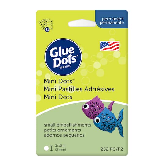 12 Pack: 252 ct. (3,024 total) Glue Dots&#xAE; Mini Dots&#x2122;